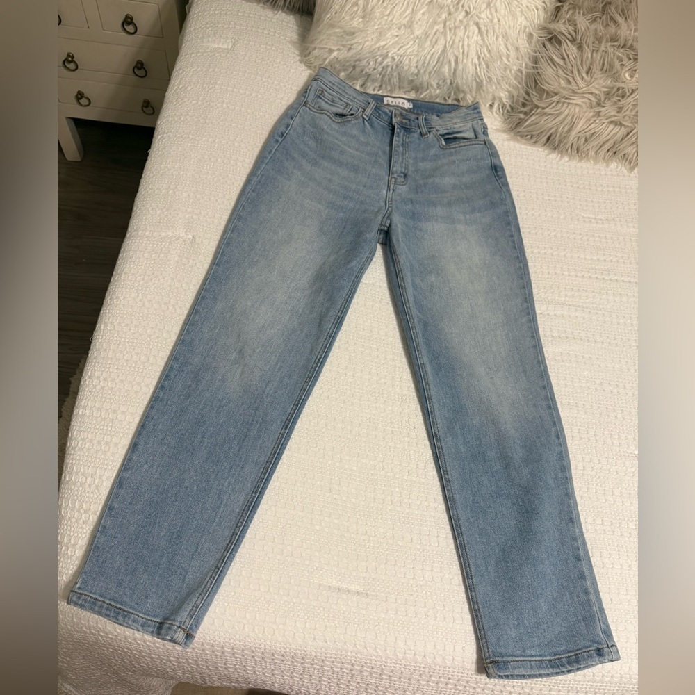 Cello Light Blue Straight Leg Jeans
